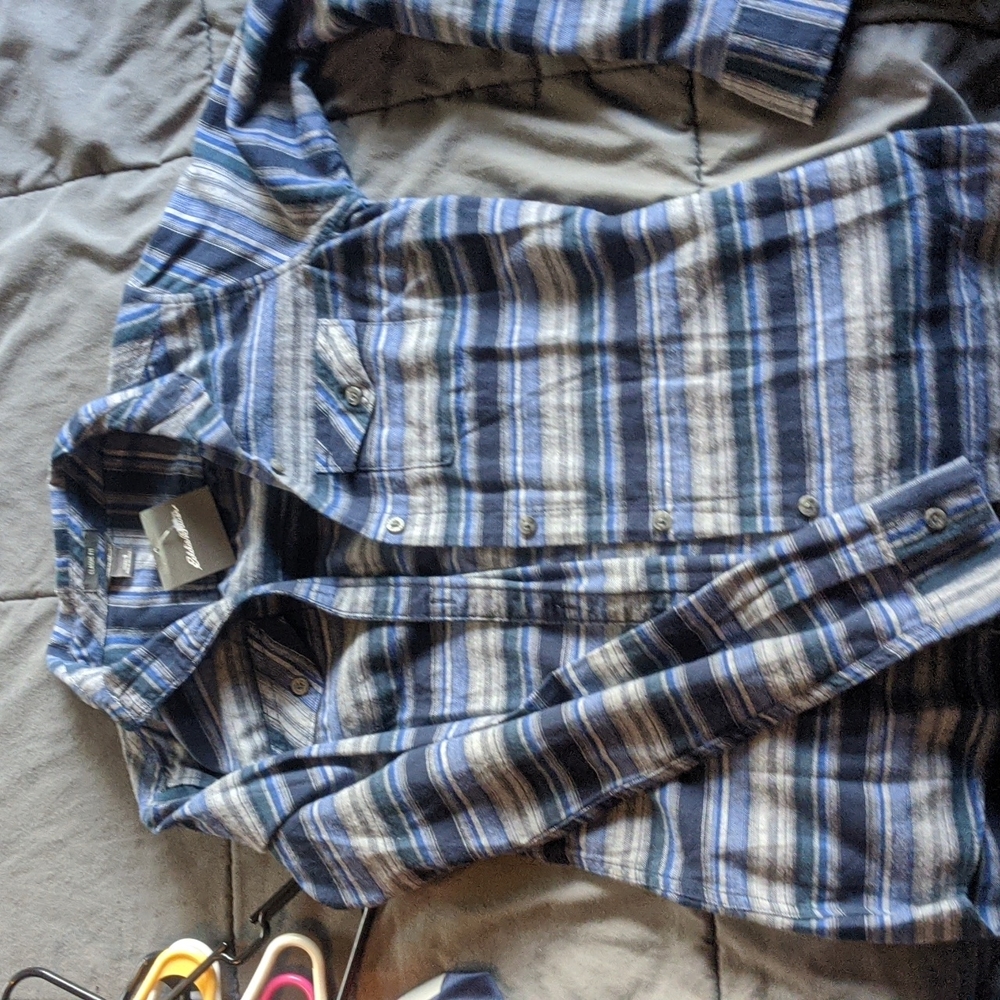 Eddie Bauer classic fit flannel